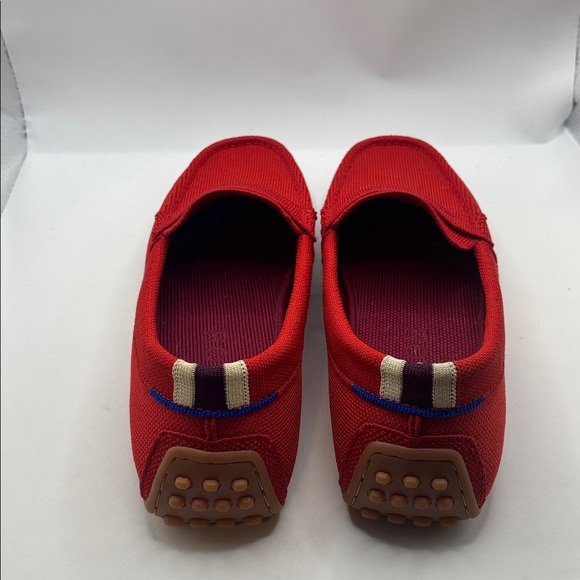 Rothy’s The Driver Vibrant Red Driving Slip On Loafers Shoes SZ 9.5 Casual  NWOT - Picture 4 of 9